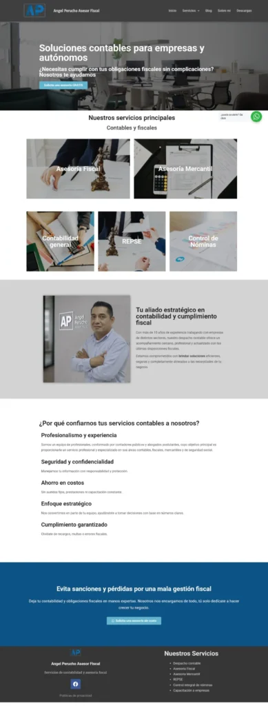 pagina web de contador